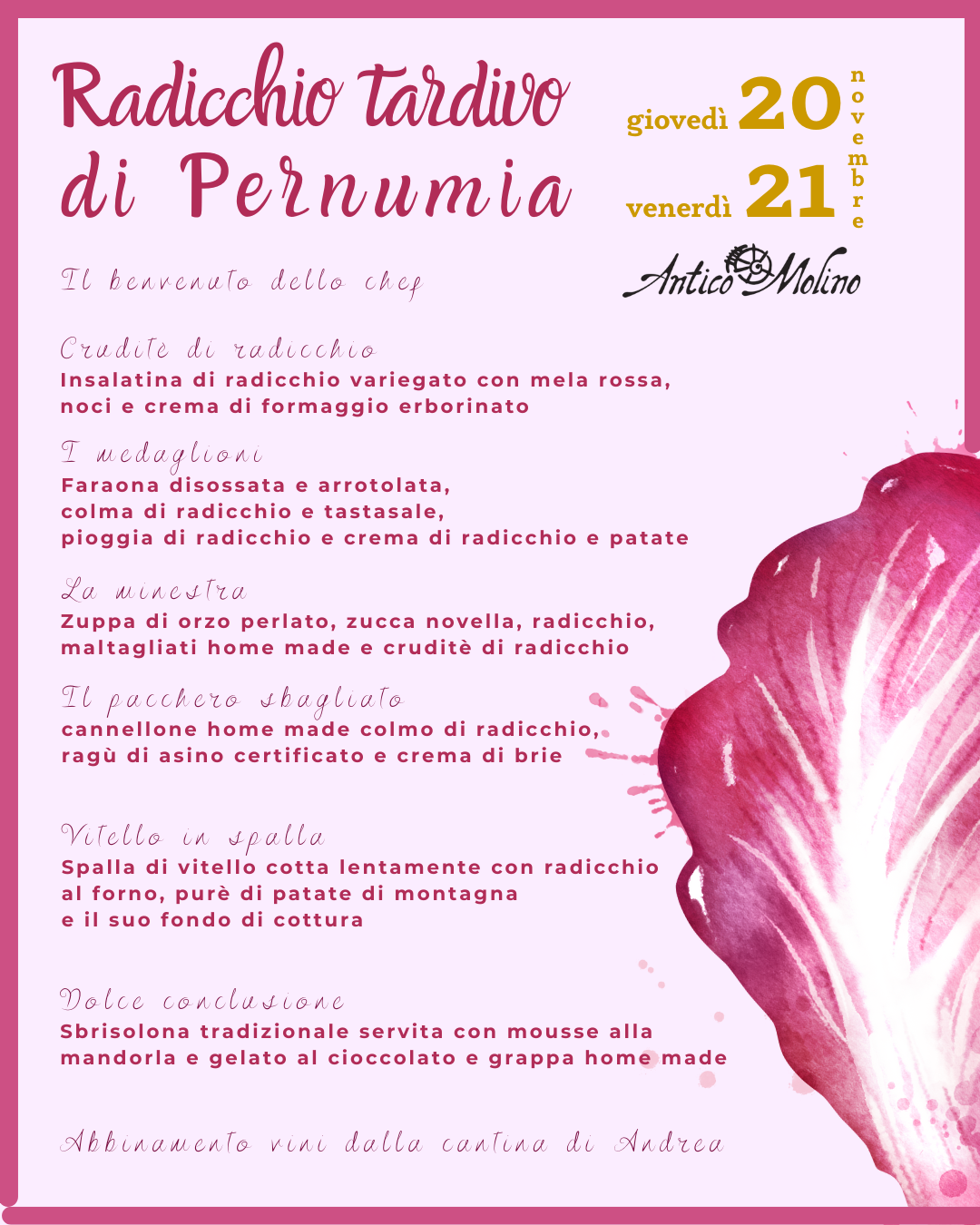 Radicchio tardivo di Pernumia